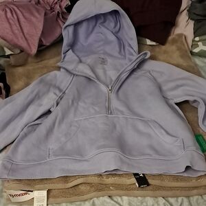 Danskin Women's Light Purple Hoodie Sweater